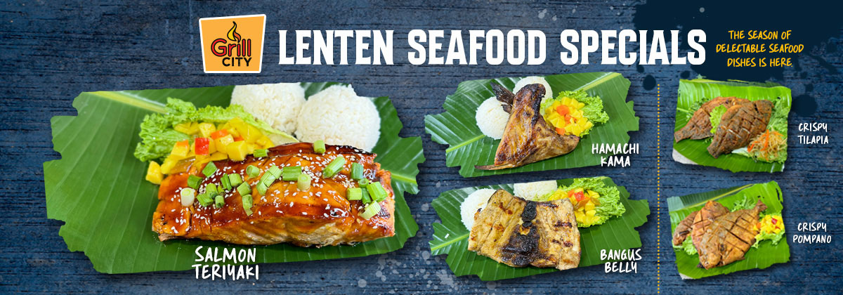 Grill City Lenten Seafood Specials