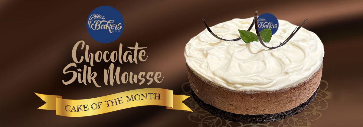 Bakers Avenue Cake of the Month - Chocolate Silk Mousse