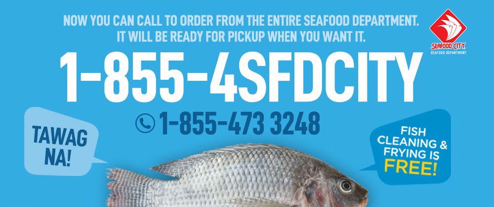 Seafood City Fish Cleaning & Frying is FREE!
